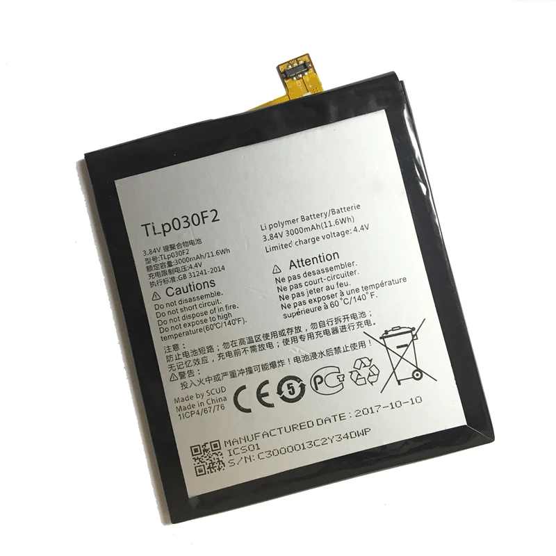 Высокая емкость 3000 мАч мобильный аккумулятор TLp030F1 TLP030F2 для Alcatel One