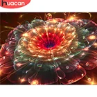 HUACAN Алмазная Картина абстрактный цветок полная дрель квадратная круглая Алмазная вышивка крестиком набор Алмазная мозаика домашний декор