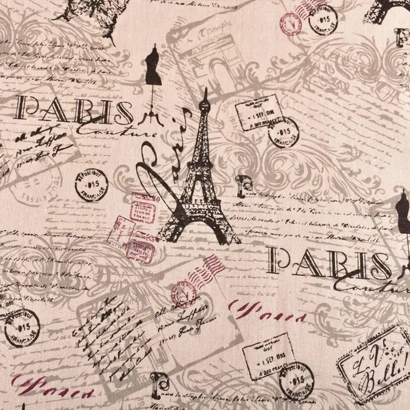 QUANFANG хлопково-льняная ткань для лоскутного шитья рукоделия дивана/стола