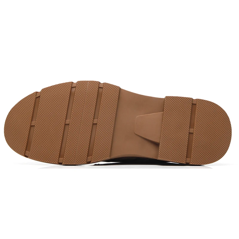 Jual Sepatu Pria Buatan Tangan Kasual Musim Semi Sneakers Berenda Pria Coklat Sepatu Kerja Kualitas Baik Sepatu Karet Antiselip Kulit Untuk Pria