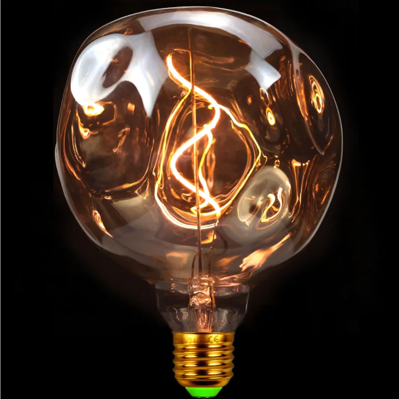 

Retro Bulb LED Bulb G125 Stone Bulb Light 4W Dimmable 220V 110V LED Filament Decoration Edison Bulb