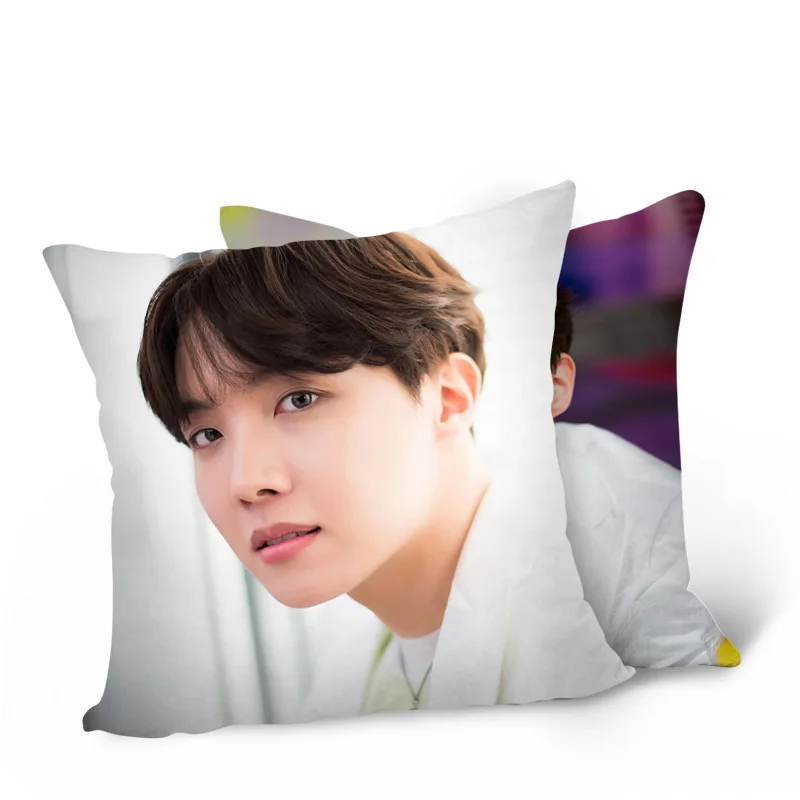 Kpop Bangtan мальчики мальчик с Luv картой душа Persona JIMIN JIN SUGA JUNG KOOK наволочка Подушка Чехол - Цвет: J-HOPE