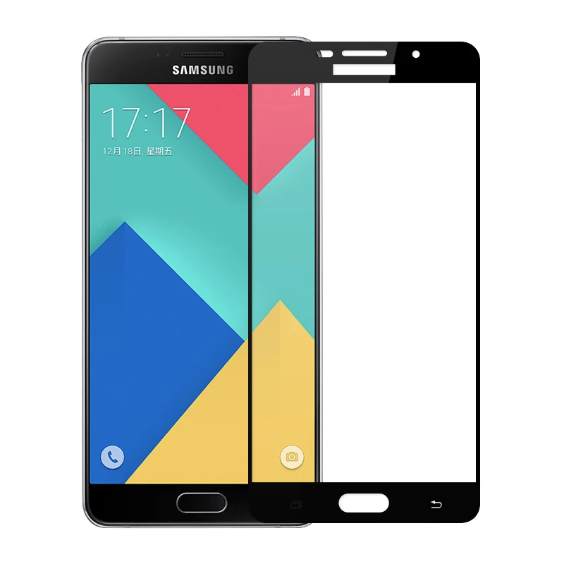 Защитное стекло для Samsung Galaxy A7 A5 A3 9D полное покрытие J7 J5 J3 S7 J330 J530 J730 Eu|Защитные