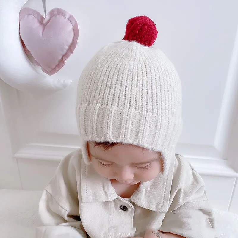Осенне-зимние теплые детские шапки и шапка для маленьких девочек мальчиков