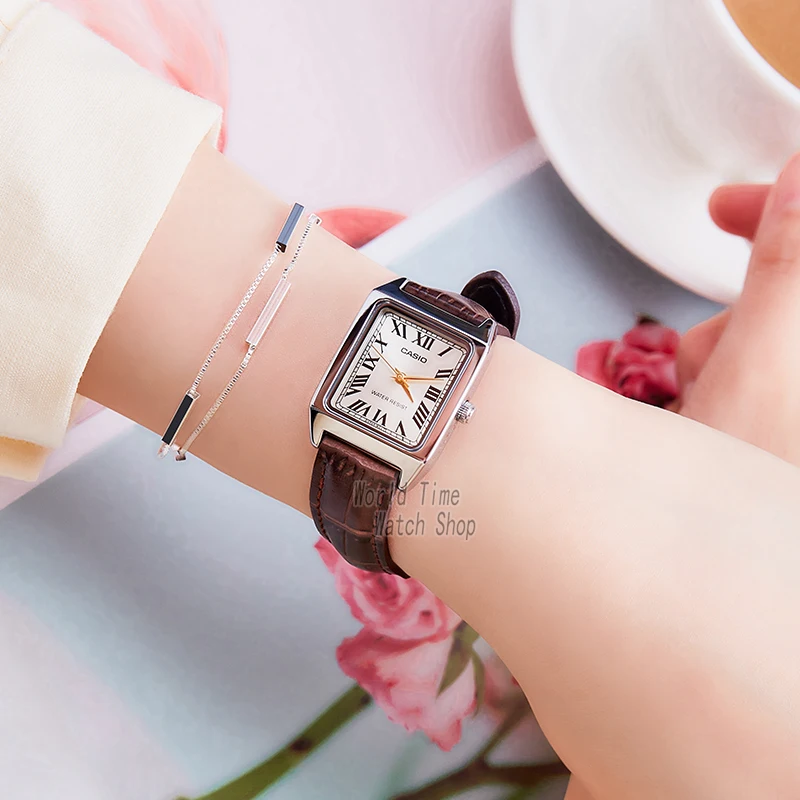 Casio часы женские лучший бренд класса люкс 30мВодонепроницаемый Кварцевые дамы