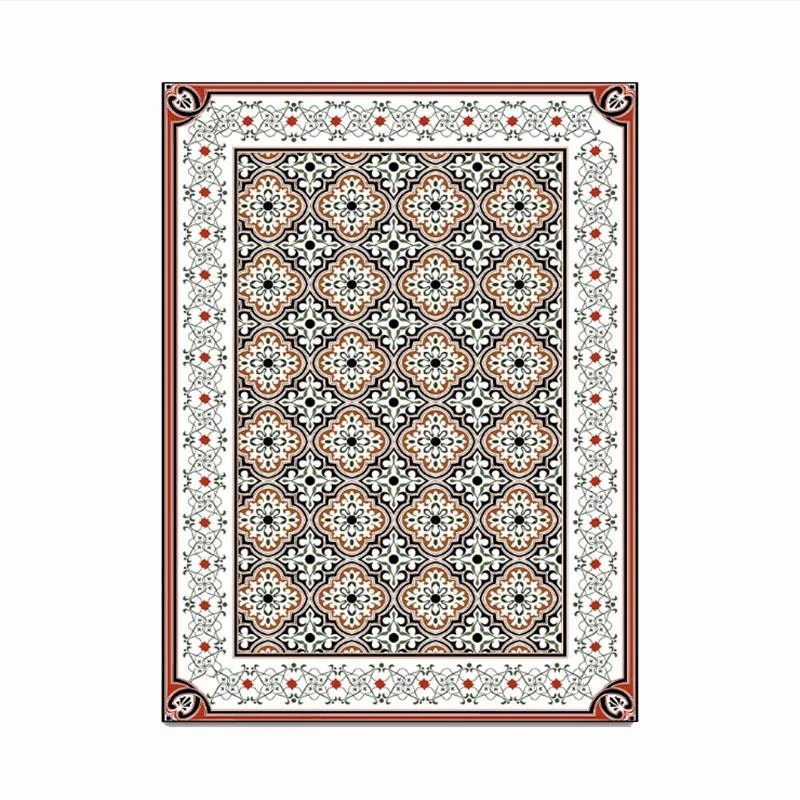 Воздушный поцелуй геометрический цветок в европейском стиле коричневые ковры