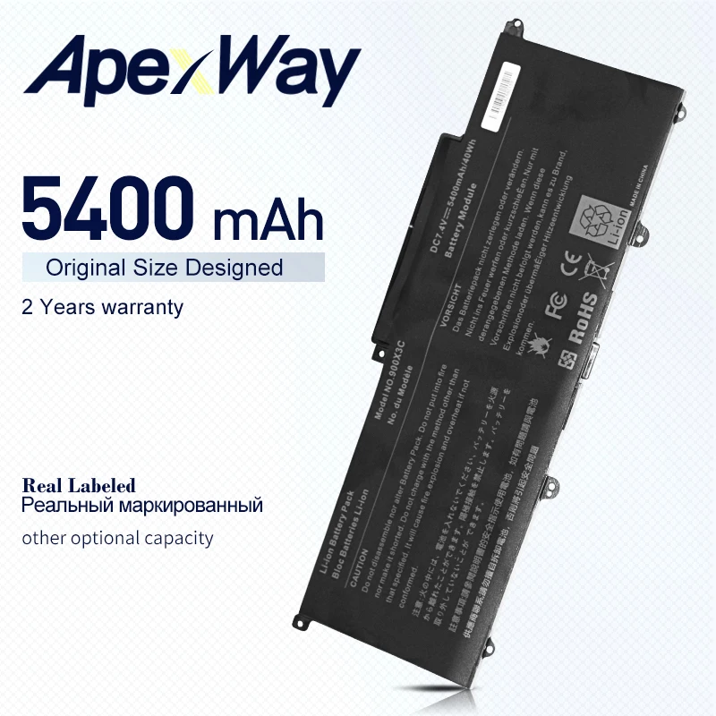 Аккумулятор ApexWay 5400 мАч для Samsung 900X3C 900X3E 900X3D AA PBXN4AR NP900X3G 900X3A 900X3B|Аккумуляторы