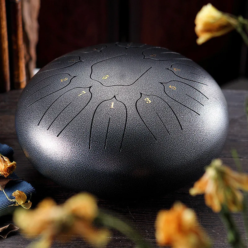 Недавно 6in 8 тон Сталь язык барабан C Ключ ударный инструмент Handpan барабана с