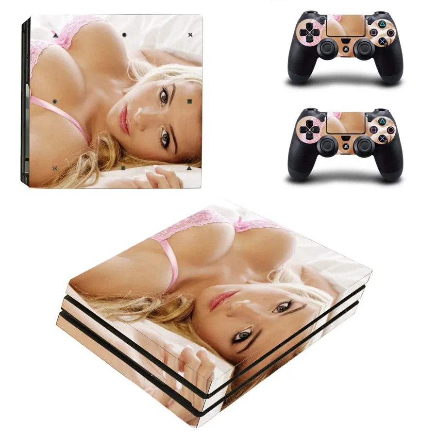 Стикер виниловый женский для консоли и контроллеров PS4 Pro PlayStation 4 | Электроника