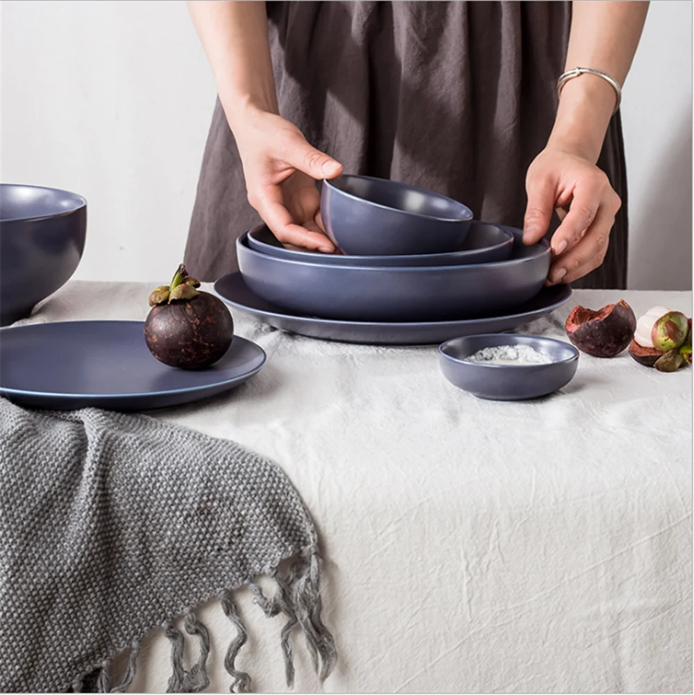 Набор керамических дисков для пасты пиццы в западном стиле | Дом и сад