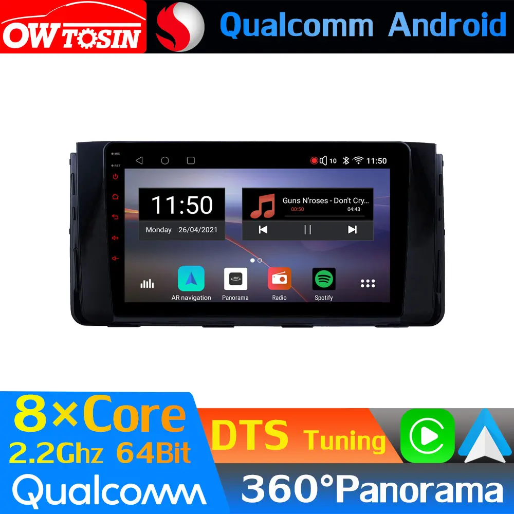 Автомобильный мультимедийный плеер Qualcomm 8 ядер Android для Hyundai H350 2014 2021 DTS HIFI 4G 360
