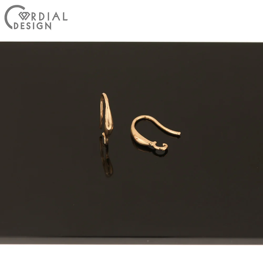 

Cordial Design 100Pcs Earrings Stud/Hooks Shape/Copper Material/DIY/Earrings Accessories/Hand Made/Jewelry Findings & Components