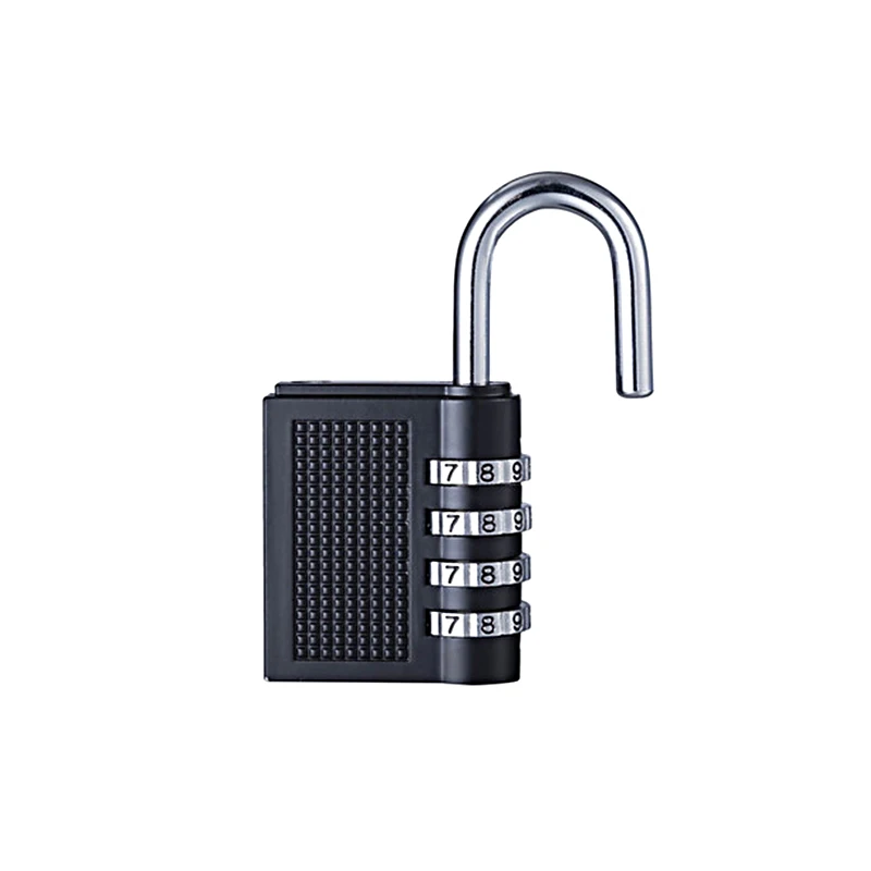 4 Dial Digit Password Lock Combination Suitcase Luggage Metal Code Padlock Zinc Alloy Cupboard Cabinet Locker | Обустройство дома
