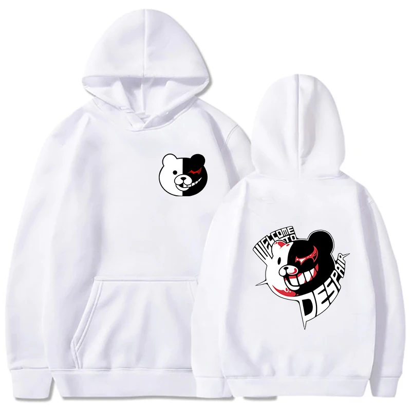 Модная забавная Аниме Толстовка с капюшоном Danganronpa героями мультфильмов Harajuku