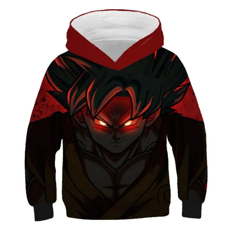Аниме-Толстовка Dragon Ball Z Сон Гоку Детская толстовка с капюшоном с принтом «3D напечатаны кофты в стиле Харадзюку для детей, для мальчиков и девочек повседневные толстовки с капюшоном; пальто - Цвет: NT-469