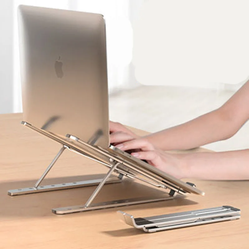 

Laptop bracket bracket desktop heightening aluminum alloy radiator portable adjustable portable lifting base