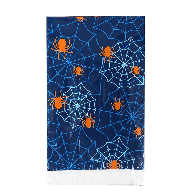 

Spider web 108*180 Halloween Ghost Festival Birthday Holiday Disposable Party PE Tablecloth Tablecloth Tablecloth