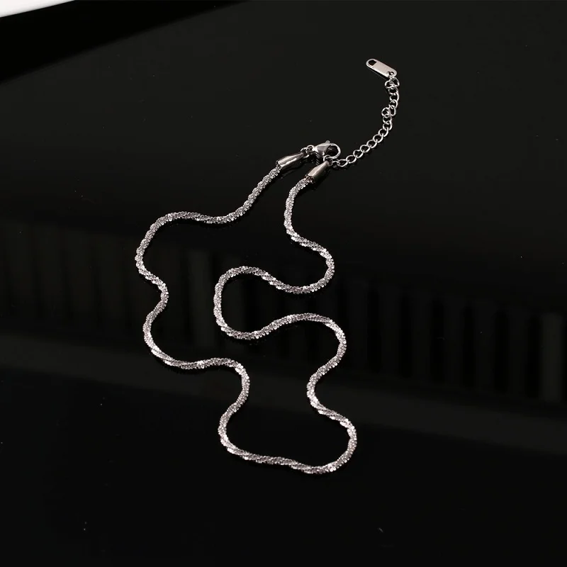 

Женская цепочка для свитера из нержавеющей стали в стиле хип-хоп