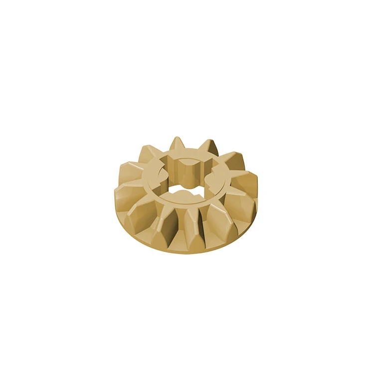 

10pcs Compatible MOC Brick Parts 6589 High-Tech Gear 12 Tooth Bevel Building Block Particle DIY Kid Brain Toy Birthday Gift