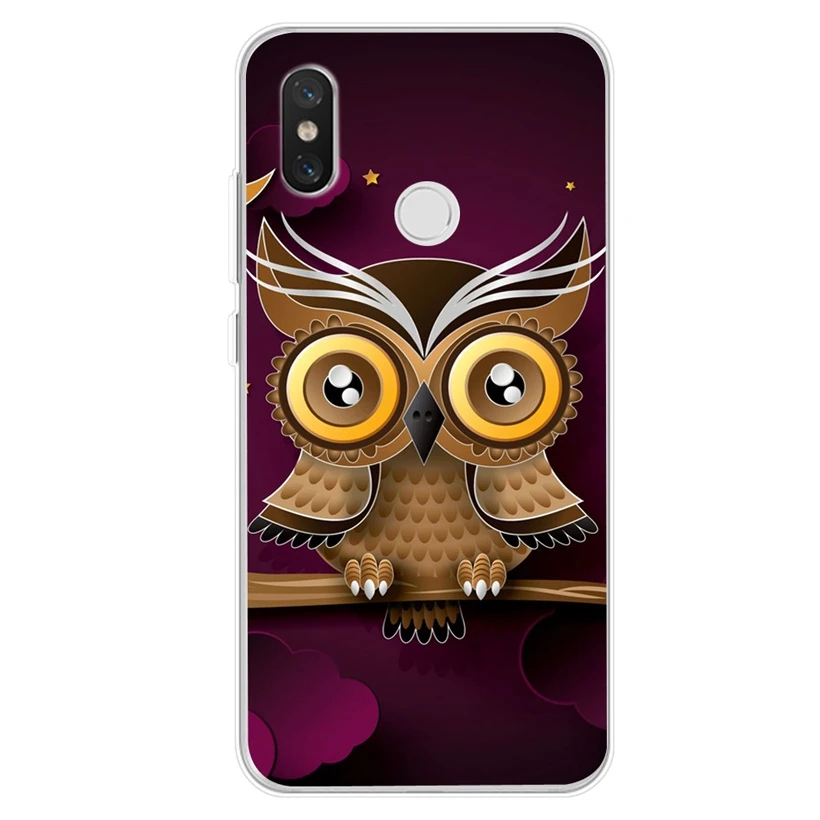 Чехол для Xiaomi Redmi Note 3 5 6 Pro Remi 4A 5A 6A 4X Силиконовый чехол телефона TPU с рисунком Совы