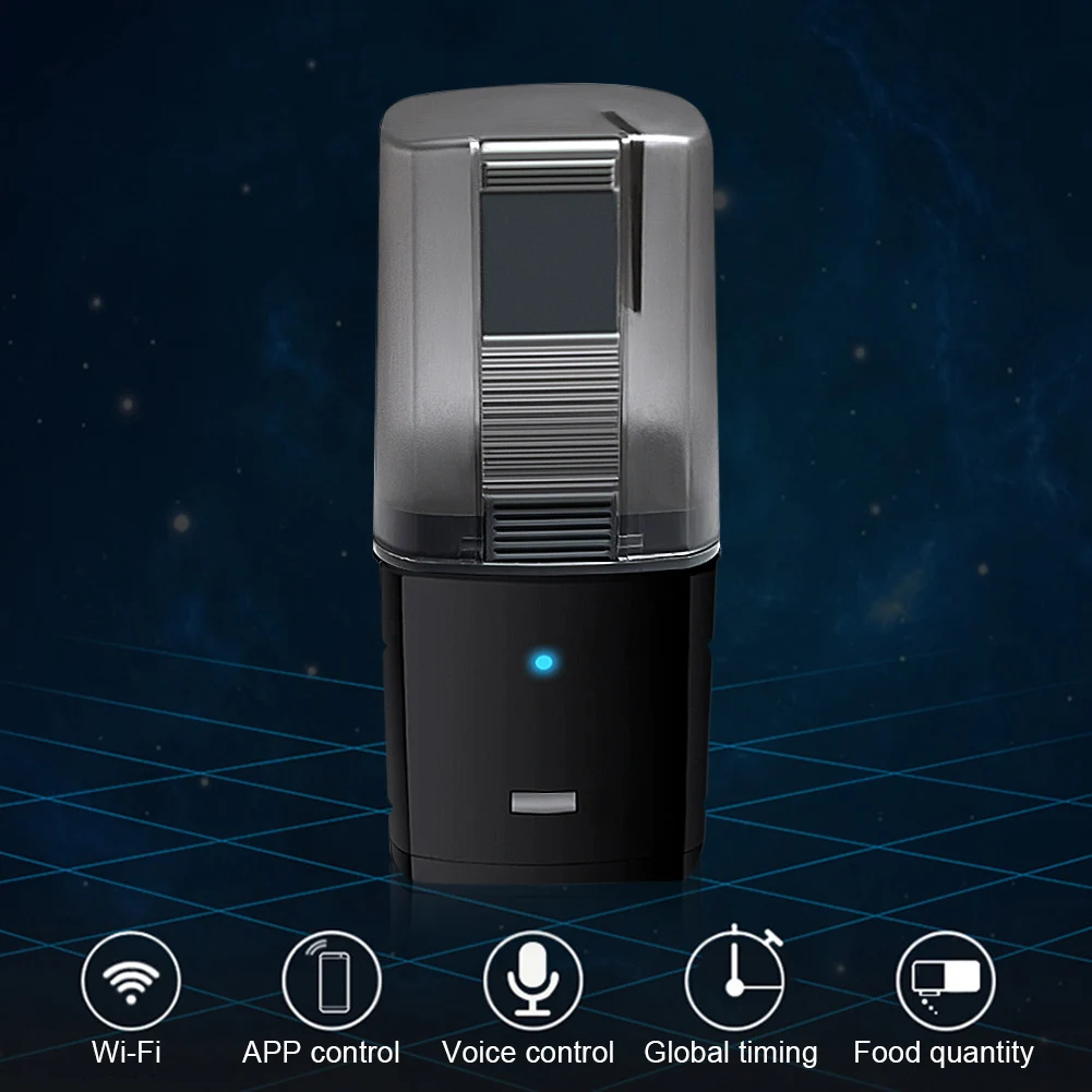 Оригинальный Автоматический фидер для рыб Wifi программируемый аквариум