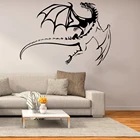 XL летающий дракон Семейные настенные наклейки роспись искусство домашний декор Детская комната Декор с изображением природы съемные наклейки на стену