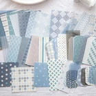 60 шт. геометрической текстурой Материал Бумага мусор Журнал Планировщик ремесло Бумага Скрапбукинг Винтаж декоративные поделки Сделай Сам фотоальбомы