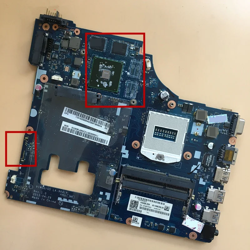 ZZZNAYQ GS LA 9641P G510 материнская плата для ноутбука Lenovo с R5 M230 / HD8560 GPU протестирована 100%