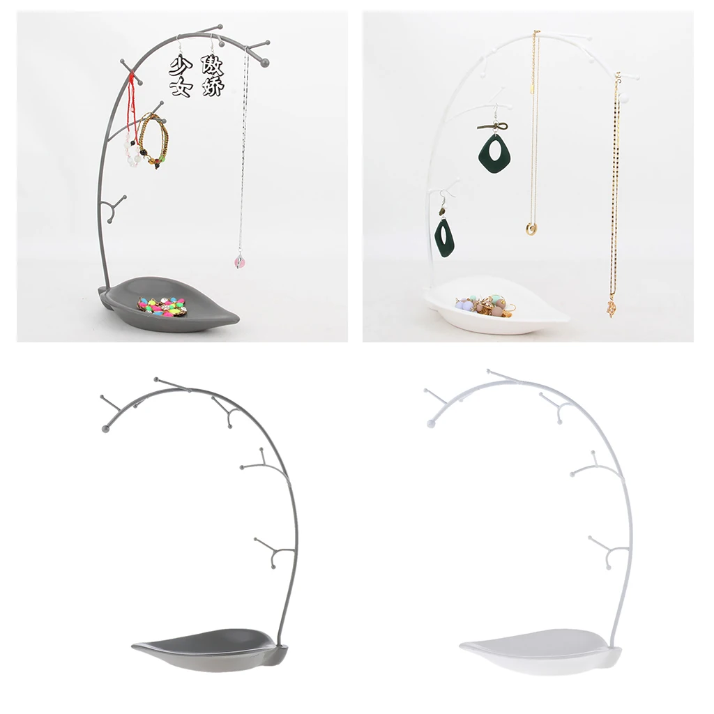 

Tree Jewelry Stand Display Earrings Necklace Holder Organizer Hanger Tray