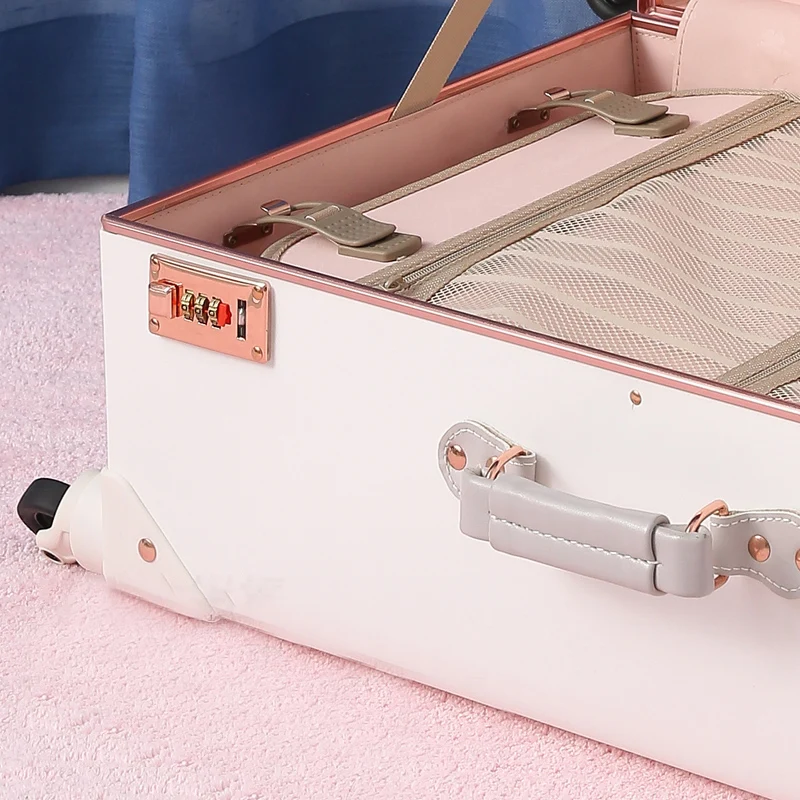 Дорожный Чехол из искусственной кожи с алюминиевой рамой в стиле ретро комплект