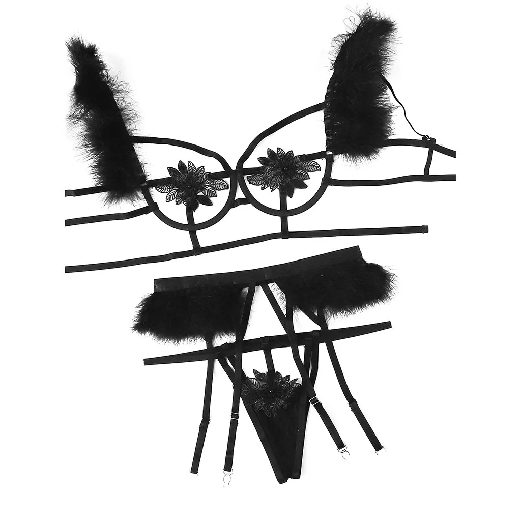 Модный бюстгальтер нижнее белье сексуальный комплект с бюстгальтером