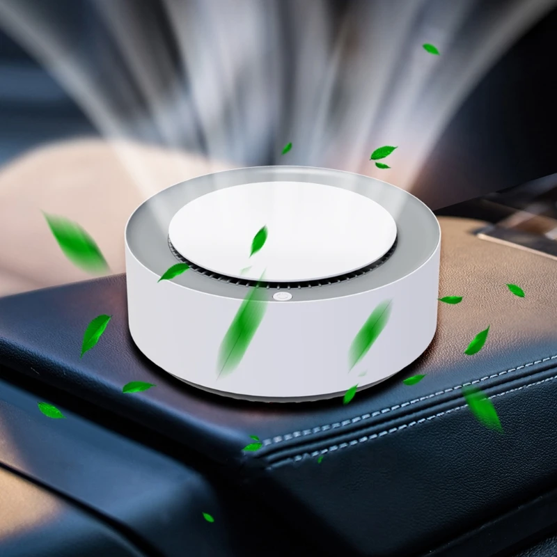 

Round Negative Ion Air Purifier Home Car Dual Purpose Generator Remove Formaldehyde Smoke Dust Purification Home Room