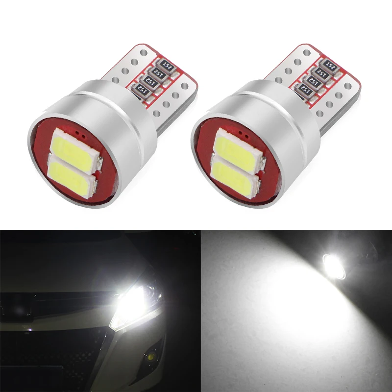 2X T10 Canbus неполярный 120MA 2 SMD 5630 Светодиодный 2SMD супер яркий Стайлинг автомобиля