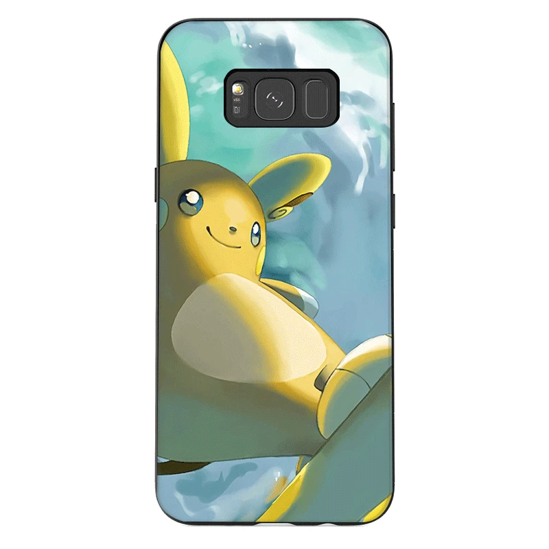B2 Мобильный Силиконовый чехол для телефона для samsung J6 A70 A60 A50 A40 A30 A20 A10 A9 A8 A7 6 A5 A3 крышка покемонов персонажей сумка в форме ракушки - Цвет: B2