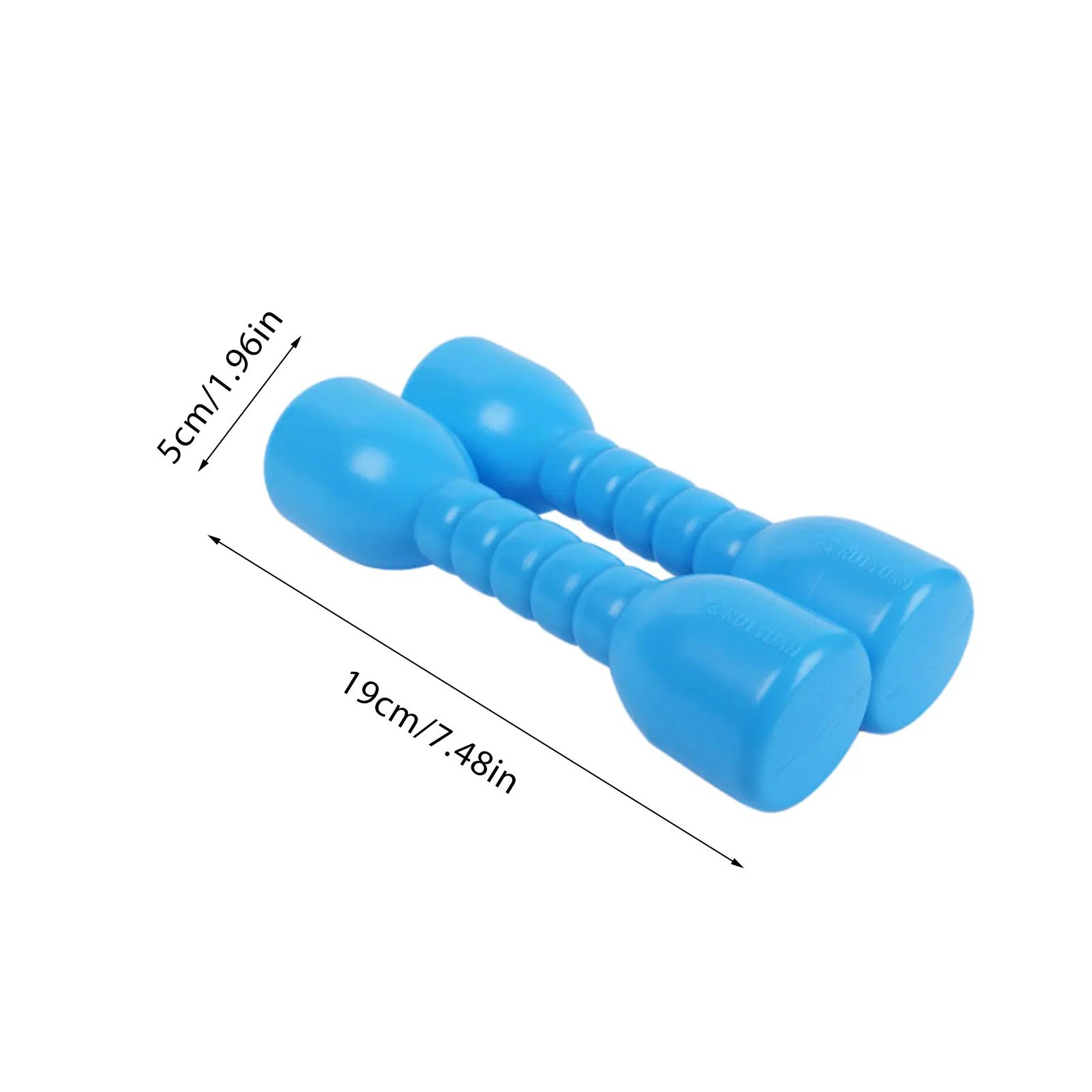 

2 PCS Children Dumbell Plastic Fitness Equipment Kids Training Performance Outdoor Dancing Tool Workout Exercise Colorful Toy