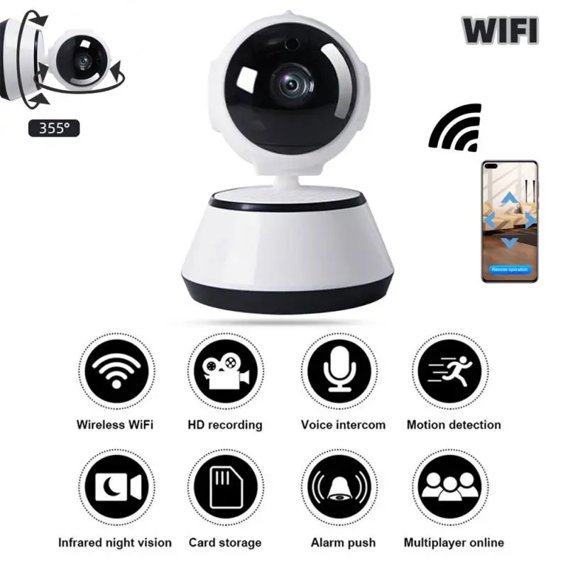 

1080P Wifi Camera Smart IP Baby Monitor Camera AI Human Detection Home Security Night Vision TWO-WAY Talk Surveillance Camera