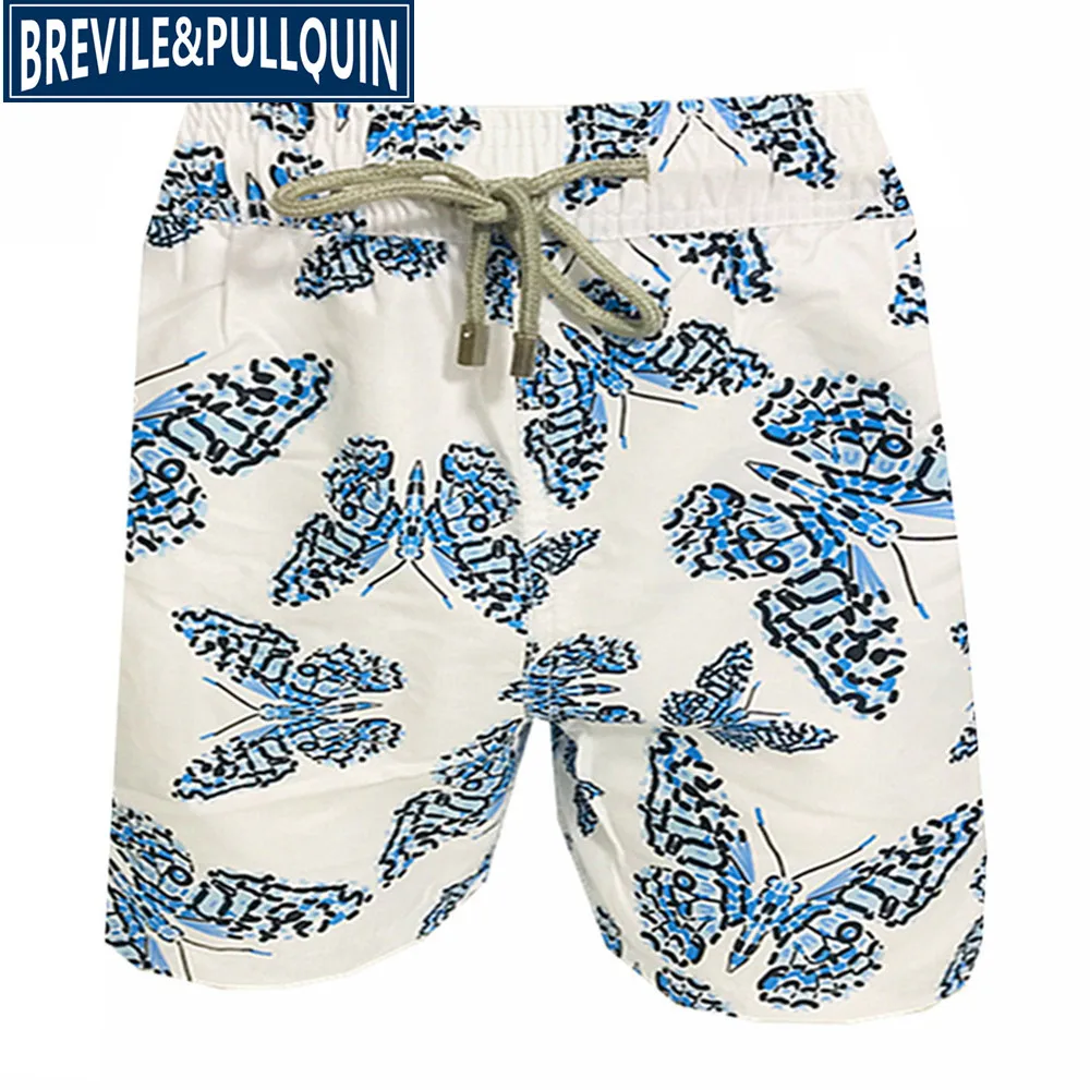V Бренд Brevile pullquin пляжные обшитые мужские шорты Черепашки купальная одежда бермуды сексуальные взрослые бордшорты быстросохнущие панды шорты - Цвет: V
