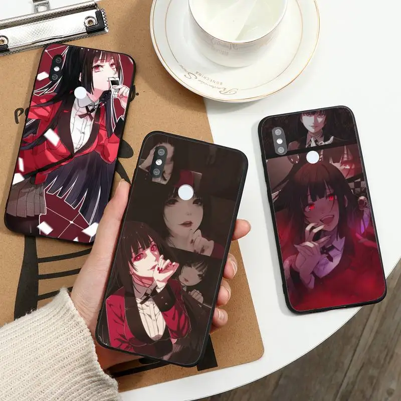 

Anime Kakeguru Yumeko Jabami Phone Case For Xiaomi Redmi note 7 8 9 t max3 s 10 pro lite coque funda shell cover