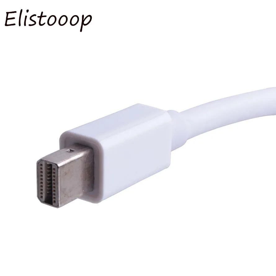 Elistooop 24 см мини DisplayPort Дисплей Порт DP к HDMI адаптер кабель для Apple Mac Macbook Pro Air |