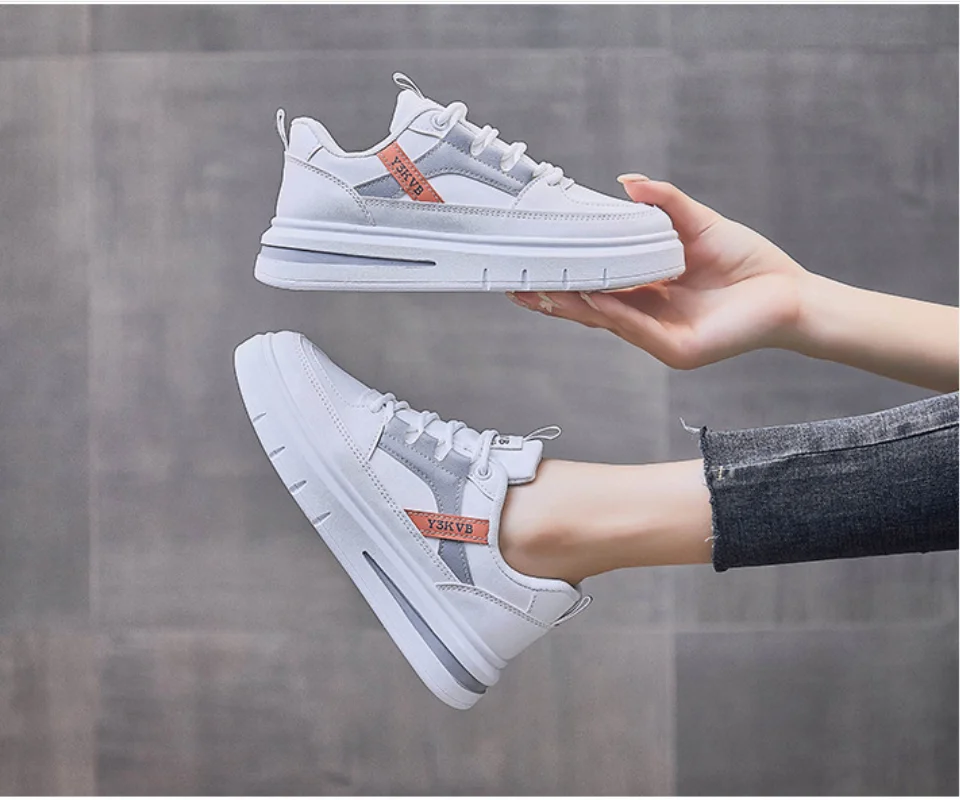 

Women Casual Shoes 2021 Fashion Platform Running Shoes Women White Shoes Woman Non Slip Casual Flat Shoes Zapatillas De Mujer