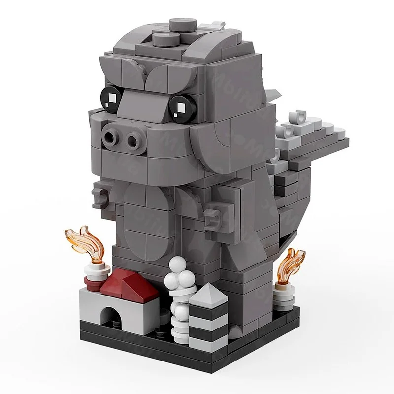 

MOC Мини-куклы-животные, фильмы, аниме, Необычные динозавры, доисторические динозавры, блоки для сборки, Подвижная кукла, Обучающие мозаичные ...