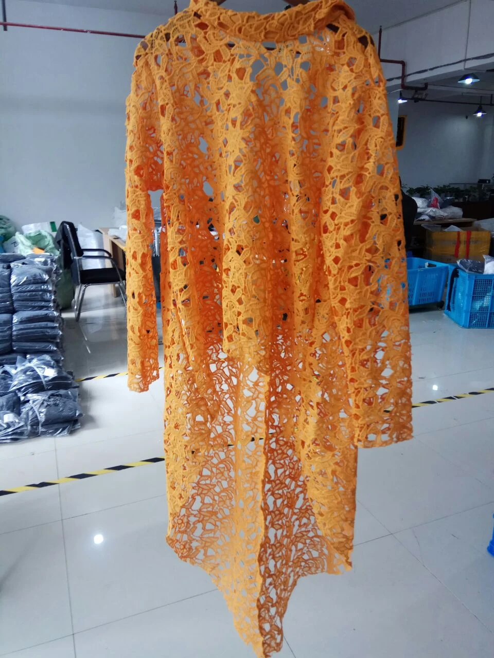 DEAT 2020 новый летний модный осенний кружевной Асимметричный пуловер с длинными