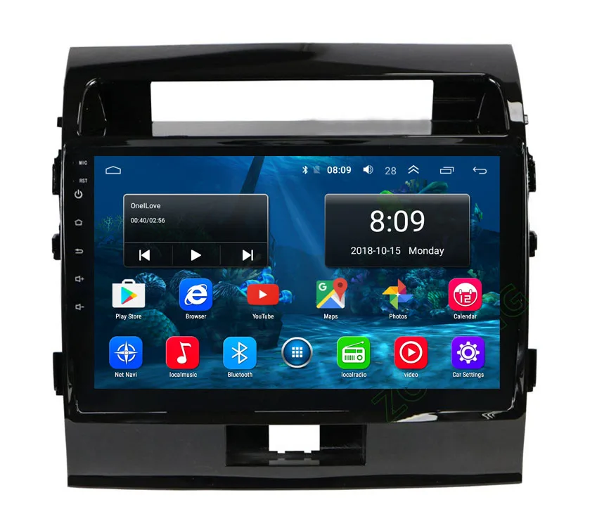 DSP 4G 10,2 дюймов Android 9,0 Автомобильный мультимедийный dvd-плеер для Toyota Land cruiser 200 LC200 автомобильный Радио навигатор Авторадио стерео BT