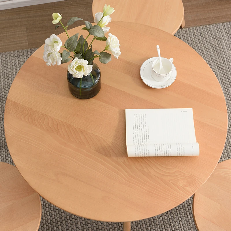 Стол для переговоров из массива дерева журнальный столик Северной Европы