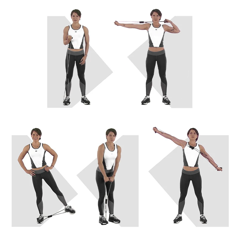 

POWER GUIDANCE Chest Expander Open shoulder Enhanced Powerful Resistance Bands 8 Shaped Exercise Stretching Strap Home Exercise