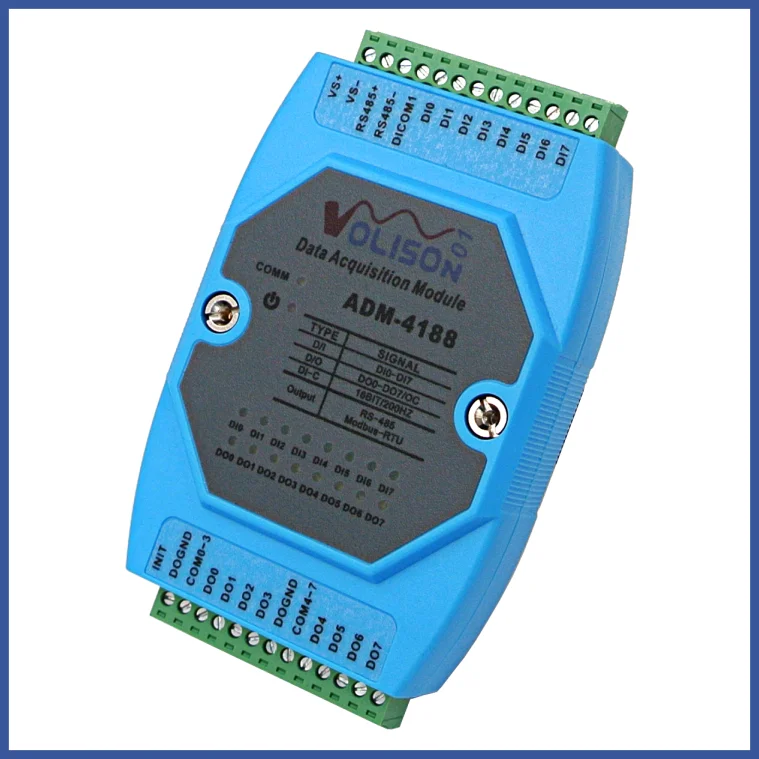 ADM-4188 8 цифровых входов выходов 8DI / DO модуль сбора данных RS485 MODBUS | Инструменты