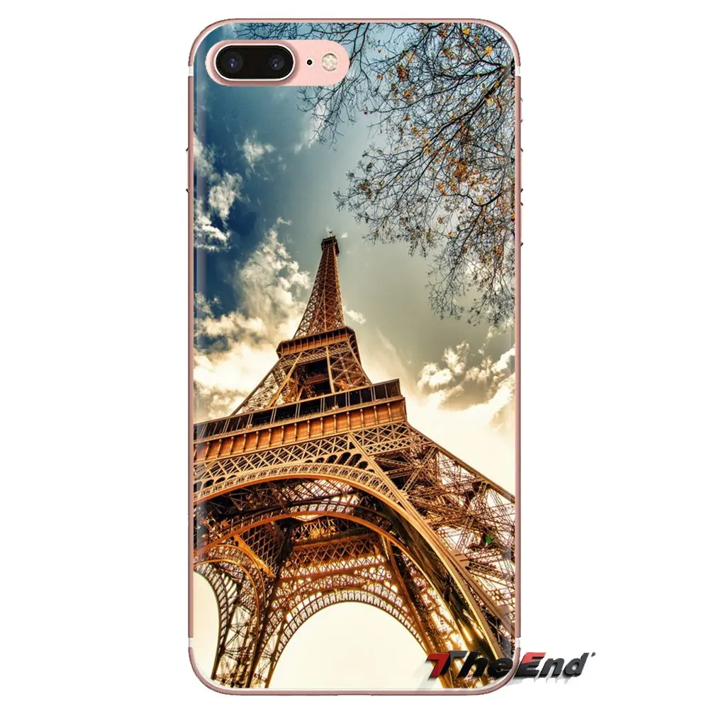 Мягкие прозрачные чехлы для Xiao mi 4 5 5s 6 A1 A2 5X6X8 9 Lite SE Pro Max Mix 2 3 2S Парижские Настенные