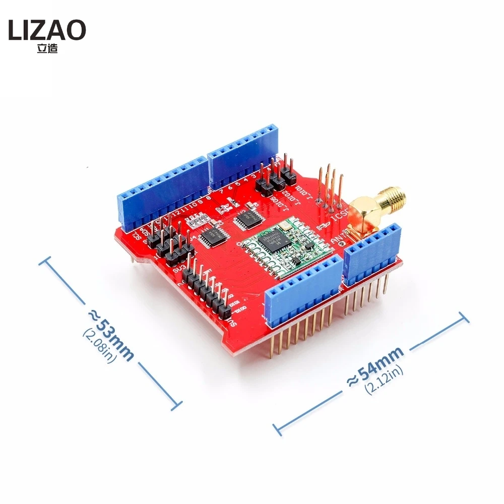 Беспроводной Щит Lora v95 дальнего действия 915/868/433 МГц для Arduino Leonardo UNO Mega2560 Duemilanove Due -