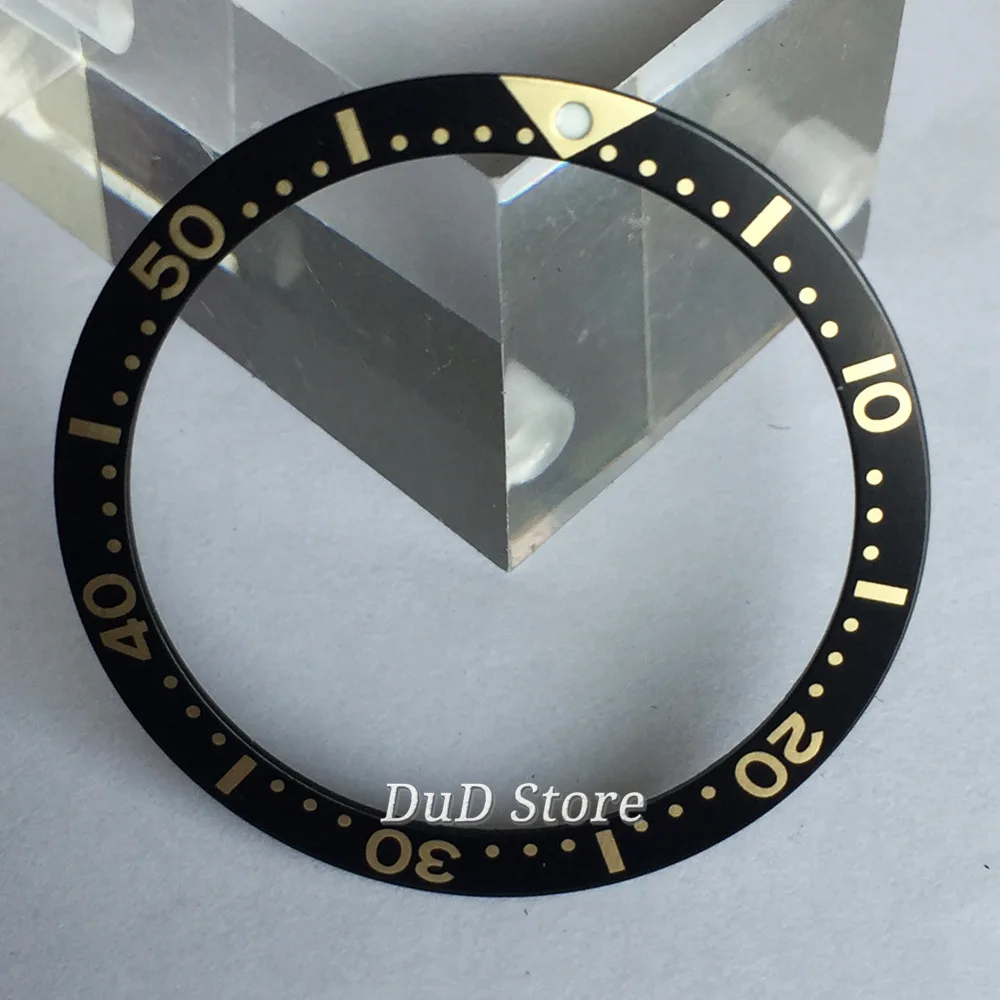 

Новый черный золотой 39 мм Безель для часов плоский алюминиевый внутренний диаметр 32 мм подходит для 45 мм BLIGER части корпуса часов