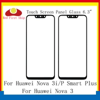 10pcslot touch screen for huawei nova 3 3i touch panel front outer glass lens touchscreen p smart plus lcd glass replacement